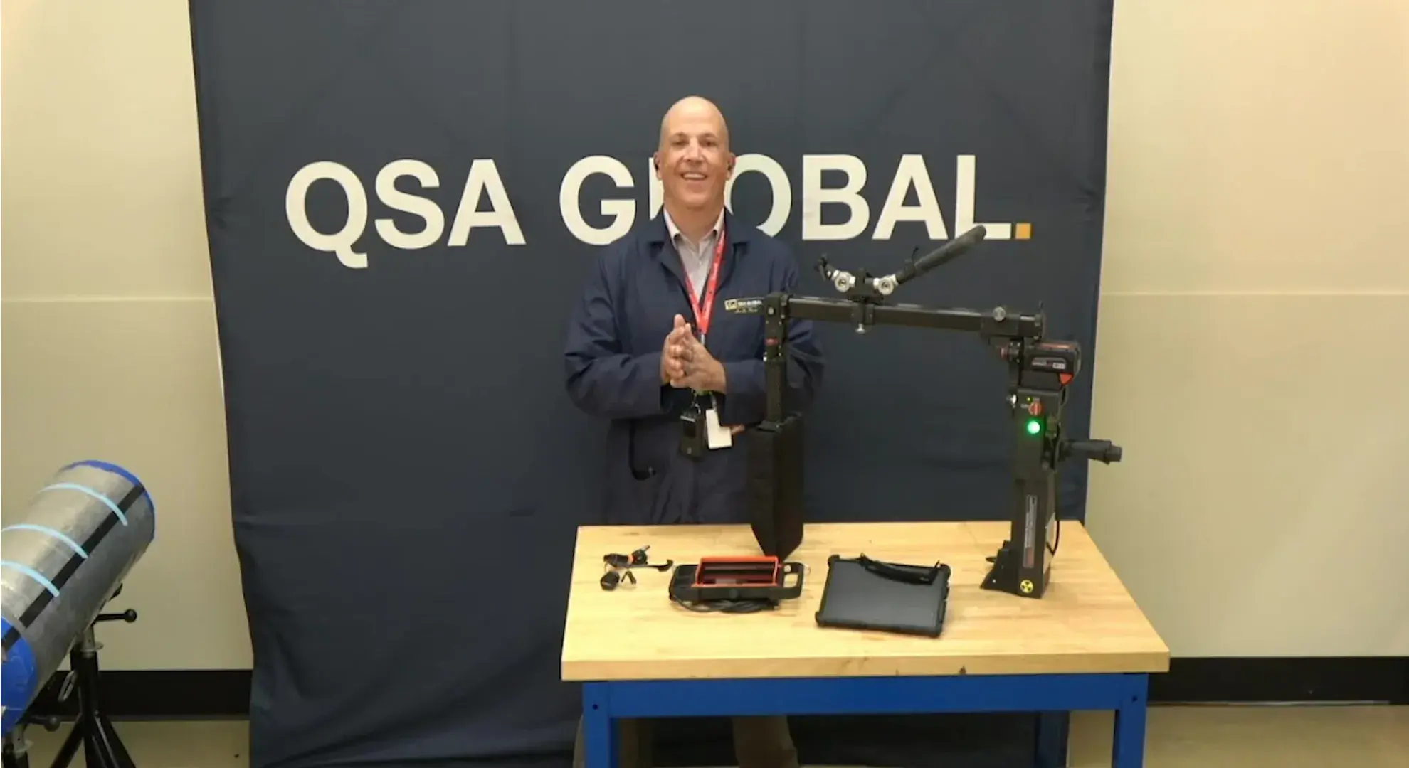 Jake showing the OpenVision RTR System