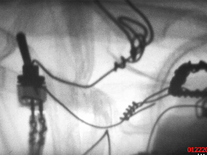 OV Security imager shows an arming switch