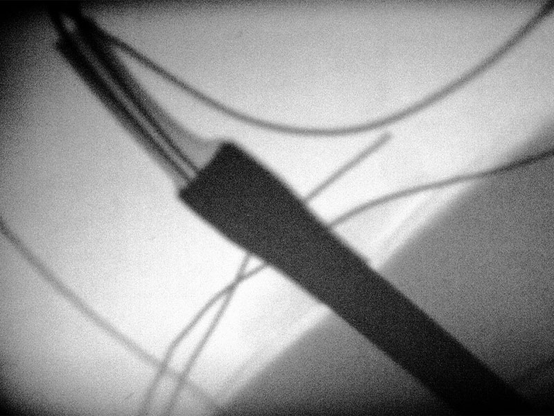 OV Security imaging camera shows the blasting cap in the mail package.