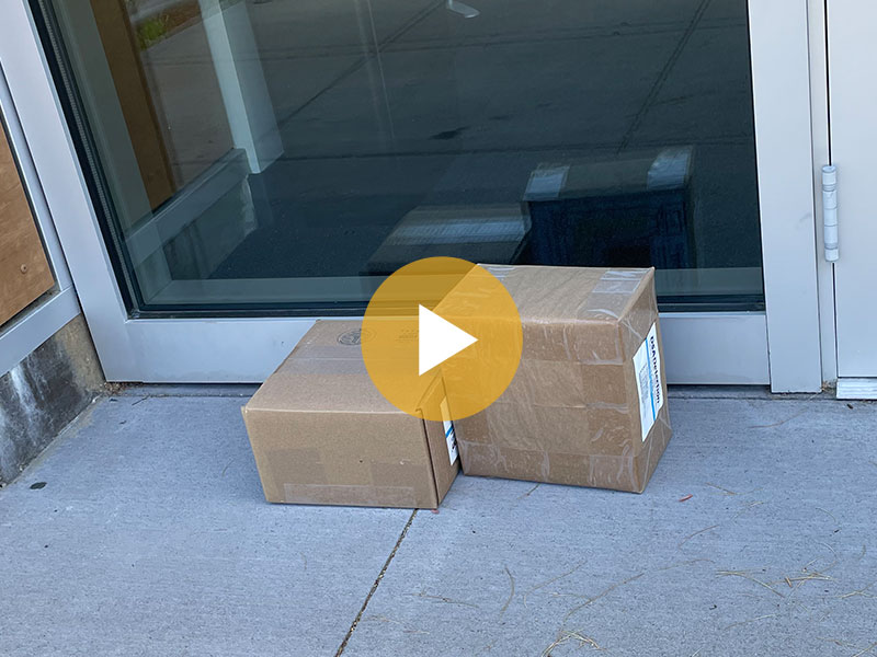 Video: Unattended mail package investigation using OV Security