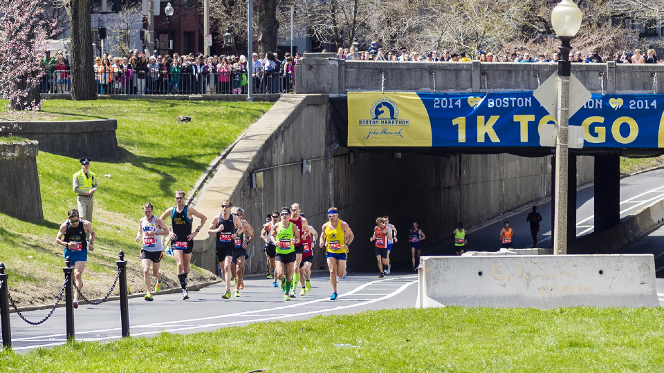 2014 Boston Marathon Runners