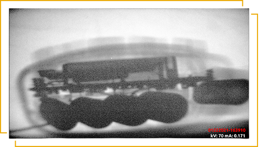 OV Security still scanning image capture of a power source