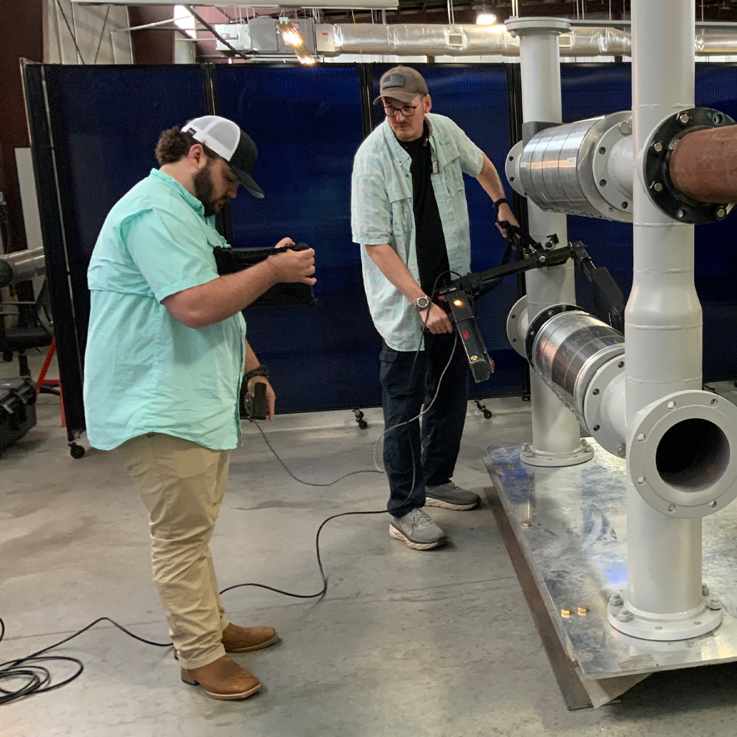 How to screen piping in real-time using the OpenVision Method